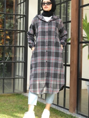 Afşin Çizgi Detaylı Kap Antrasit