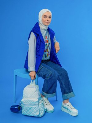 Yelek Mont Saks Mavisi Yelek Mont Saks Mavisi