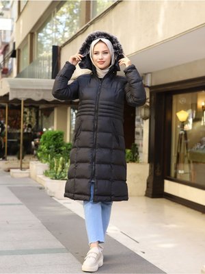 Tam Dolum Şişme Mont