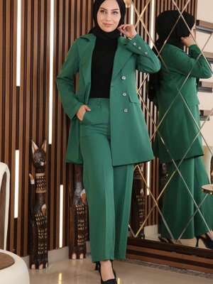 Ceketli Takım Zümrüt