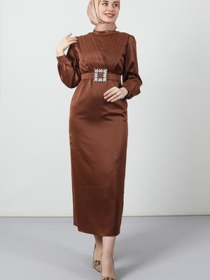 Çift Drapeli Abiye Tarçın