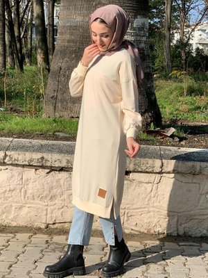 Bej Soul Puane Uzun Sweat Bej Soul Puane Uzun Sweat