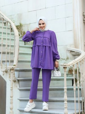 Yazlık Pantolonlu İkili Alt Üst Takım