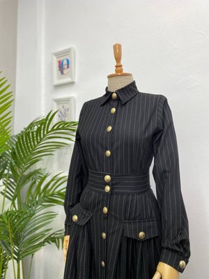 Etek Ceket İkili Takım Siyah