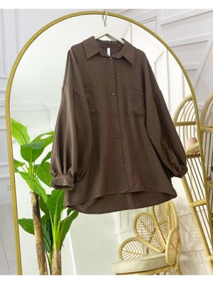 Marique Gömlek Kahve Marique Gömlek Kahve