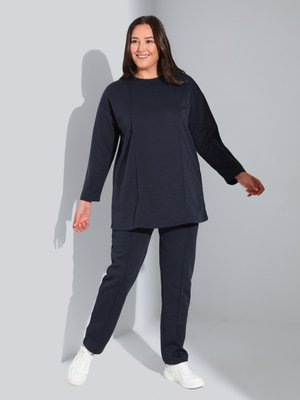 Lacivert Büyük Beden Scuba Eşofman Takım