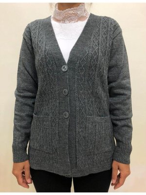 Ece Kısa Düğmeli Anne Hırka