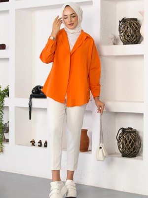 Klasik Gömlek Oranj