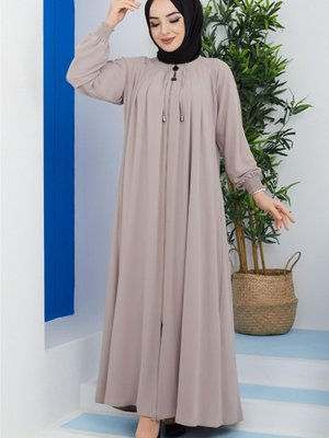 Yeni Sezon Robalı Şık Genç Kesim Kolu Lastikli, Yazlık Ferace Yeni Sezon Robalı Şık Genç Kesim Kolu Lastikli, Yazlık Ferace