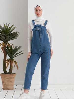 Kot Tulum Açık Mavi Kot Tulum Açık Mavi