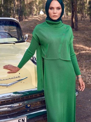 İkili Elbiseli Triko Takım İkili Elbiseli Triko Takım