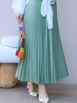 Deta Mint Yeşili Etek