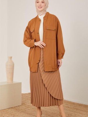 Boomber Ceket Kahverengi Boomber Ceket Kahverengi