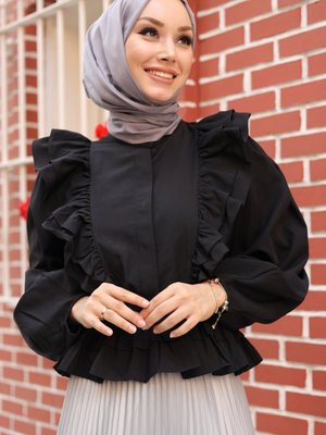 Fiyos Siyah Gömlek Fiyos Siyah Gömlek