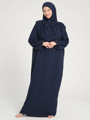 Lacivert Ahuse Namaz Elbisesi Lacivert Ahuse Namaz Elbisesi