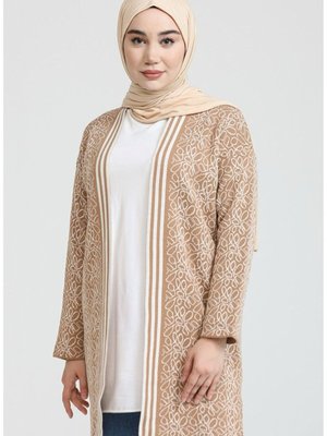 Desenli Triko Hırka