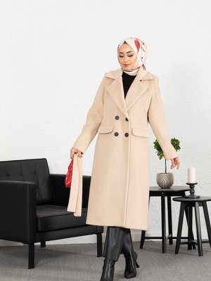 Cep Kapaklı Dört Düğme Kaban Taş