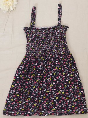 Yaş İp Askılı Çocuk Elbise Laciçiçekli Yaş İp Askılı Çocuk Elbise Laciçiçekli