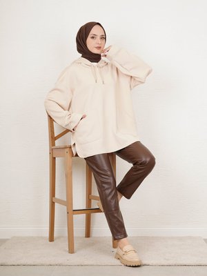 Çapraz Manşetli Sweat Çapraz Manşetli Sweat