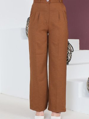 Palazzo Pantolon Kahverengi