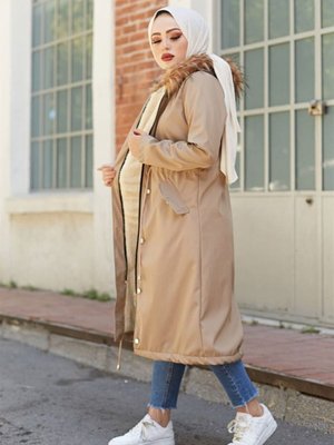 Içi Kürklü Mont Taş