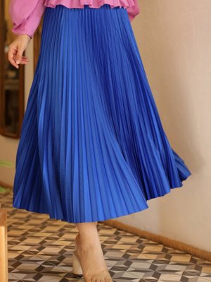 Lariva Saks Mavisi Saten Etek