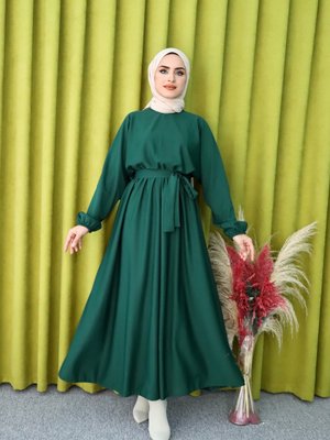 Sima Mevlana Kloş Kesim Scuba Elbise