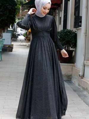 Sıyah Abiye Elbise