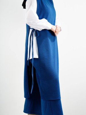 Boğazlı Trıko Uzun Yelek Takım Boğazlı Trıko Uzun Yelek Takım