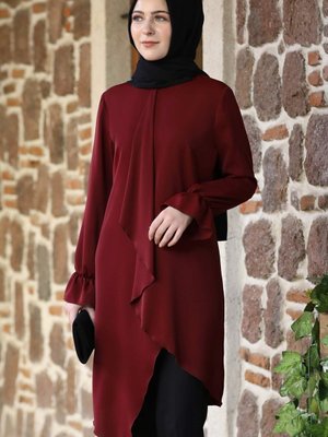Nisa Tunik Bordo Elb20