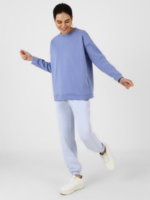 Bebe Mavisi Beli Lastikli Eşofman Altı