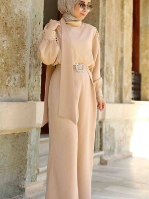 Dubai Krep Tulum Krem Dubai Krep Tulum Krem