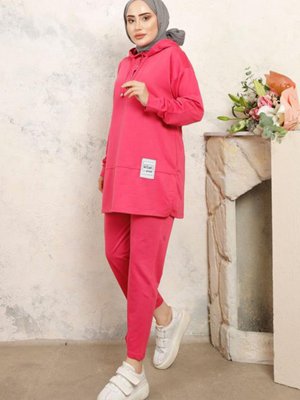 İki İplik Takım Fuşya