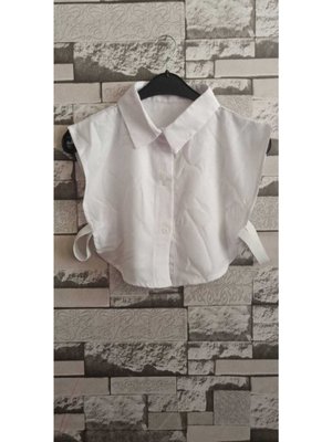 Yakalık Içlik Boyunluk Yarım Gömlek Beyaz Yakalık Içlik Boyunluk Yarım Gömlek Beyaz