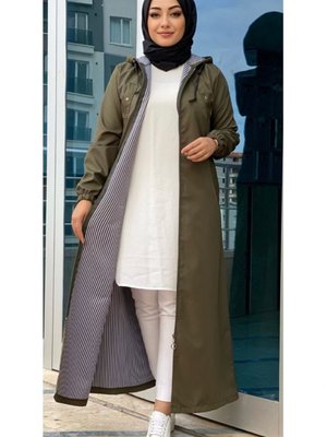 Çizgili Trenç Çizgili Trenç