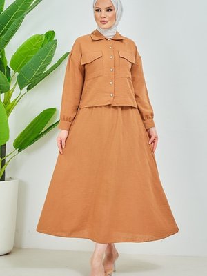 Ilsu Etekli Keten Takım Taba