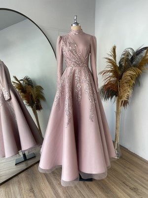 Sude Kabarık Abiye Elbise