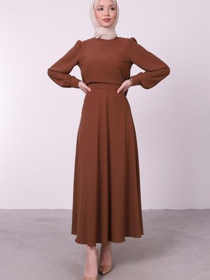 Yüksek Bel Etekli Takım Toprak36