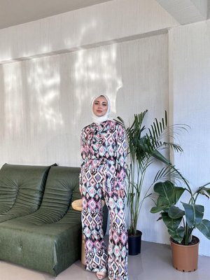 Vero Desenli Tulum Pembe