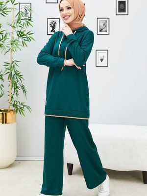 Zumrut Battal Beden Tunik Pantolon