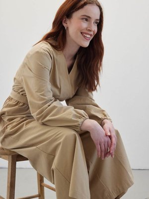Gabardin Oversize Tulum Camel Gabardin Oversize Tulum Camel