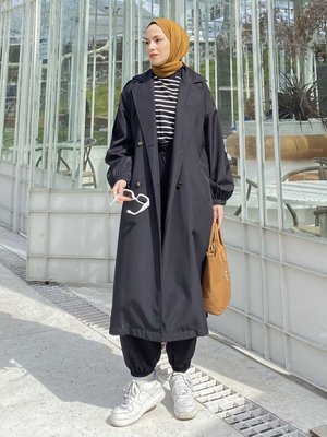 Omuz Apoletli Trençkot