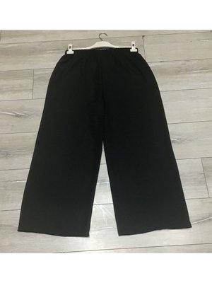 Keten Ayrobin Yüksek Bel Bol Paça Pantolon Keten Ayrobin Yüksek Bel Bol Paça Pantolon