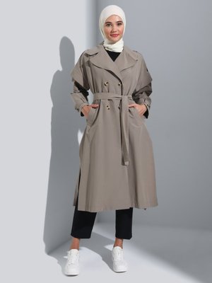 Vizon Kolları Çıkabilen Yelek Trençkot