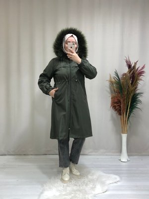 Kapüşon Kür Detaylı Mont