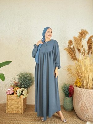 Örme Tesettür Elbise Örme Tesettür Elbise