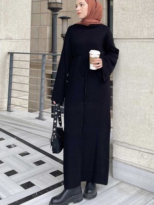 Yarasa Kol Triko Elbise Yarasa Kol Triko Elbise