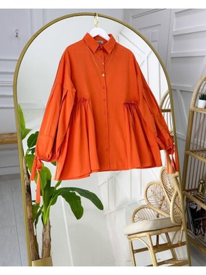Selena Gömlek Oranj Selena Gömlek Oranj