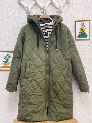 Baklava Dokuma Şişme Mont