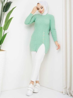 Tunik Trıko Uzun Tüm Bedenlere Uyar Bluz